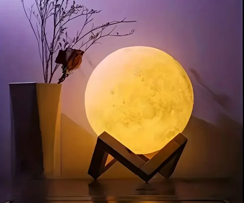 3d moon night light