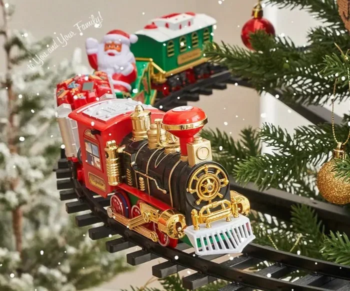 electric christmas train