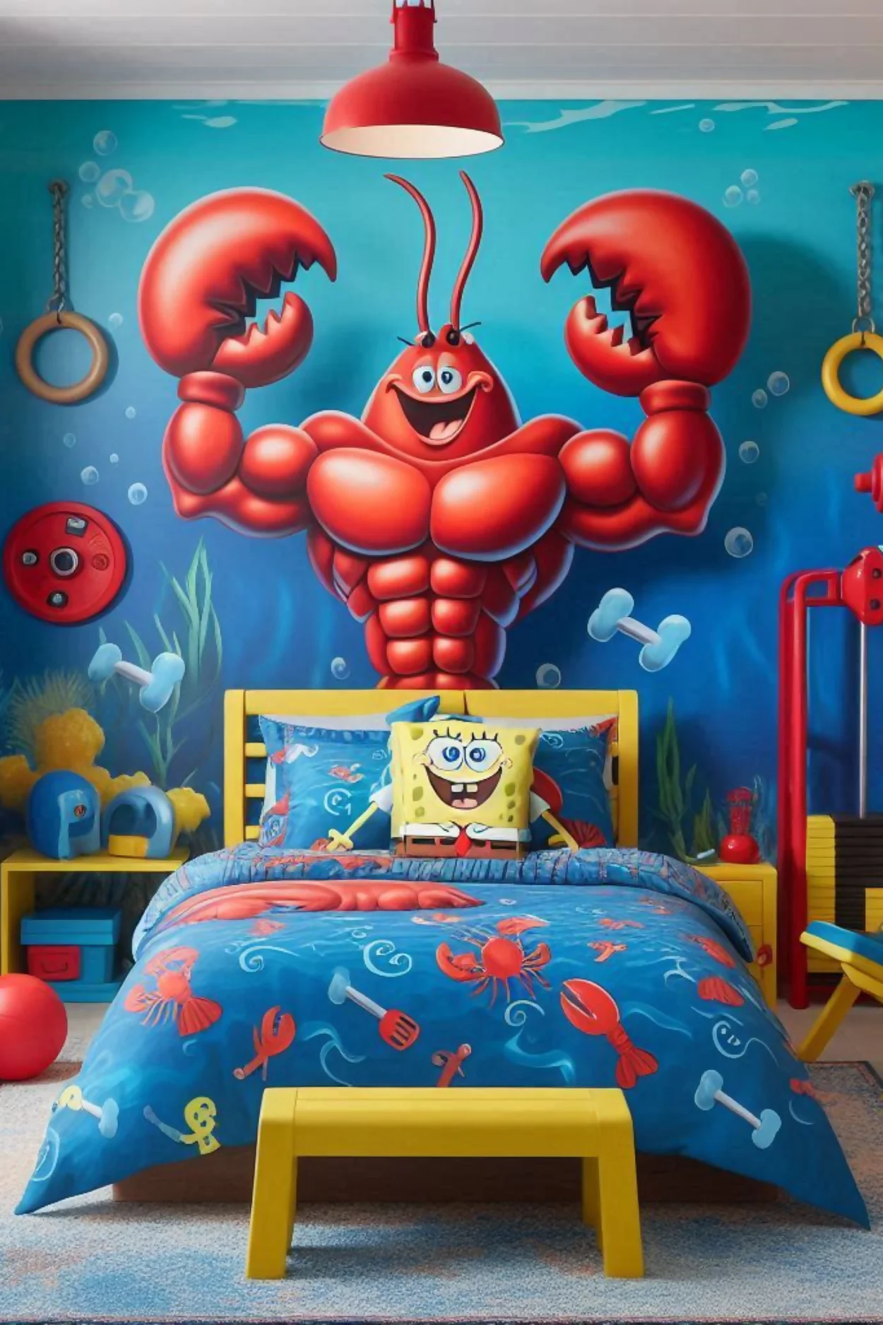 Top 15 SpongeBob-Themed Room Design Ideas You’ll Want to Copy 8 living room decor