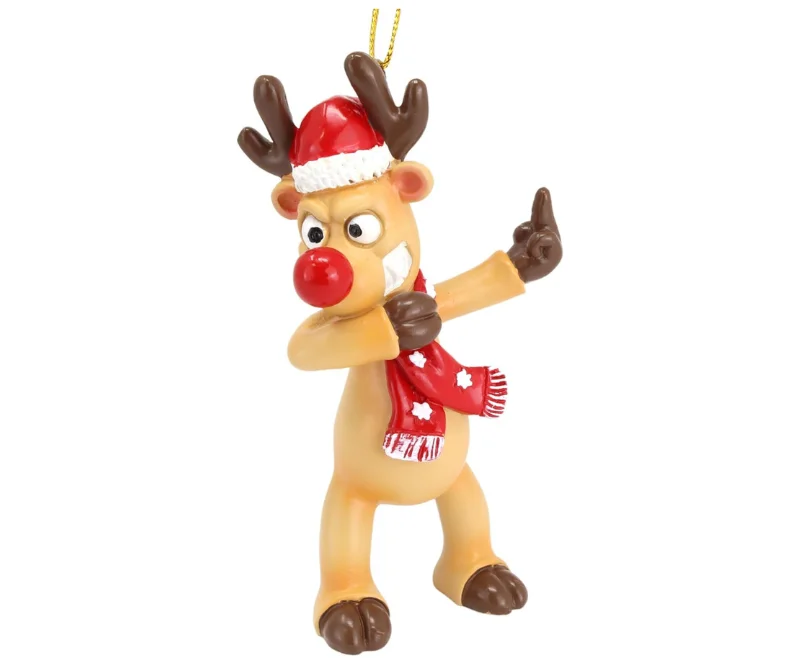 reindeer christmas ornament