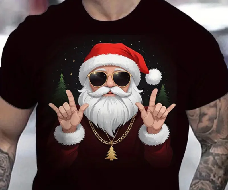 santa claus t shirt