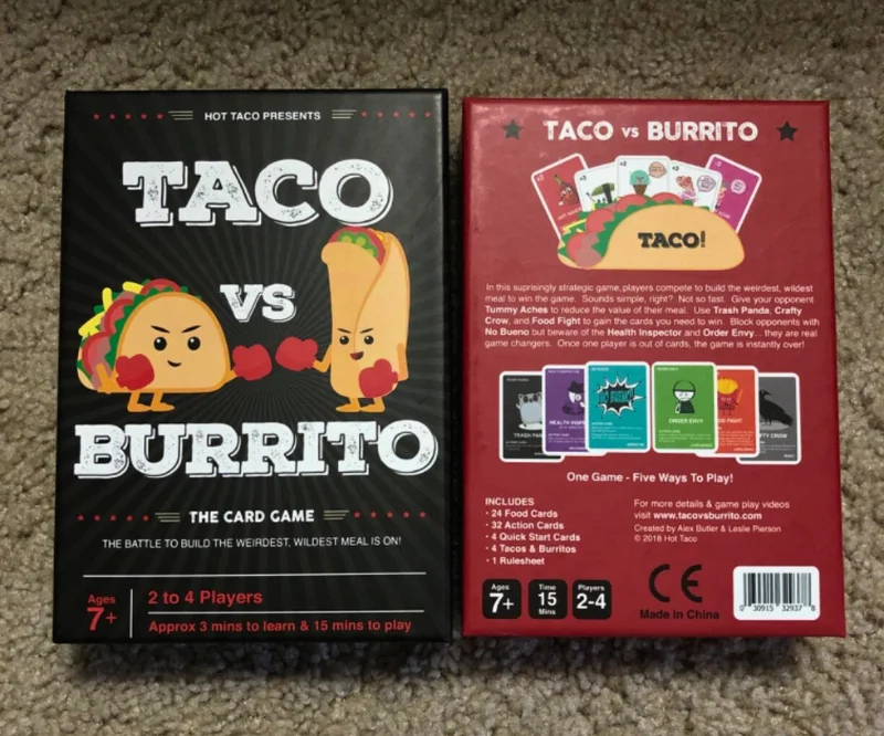 taco vs burrito