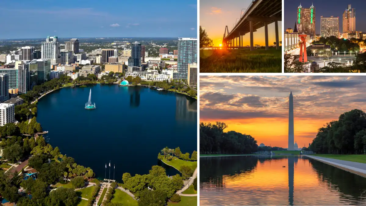 best places to go in april