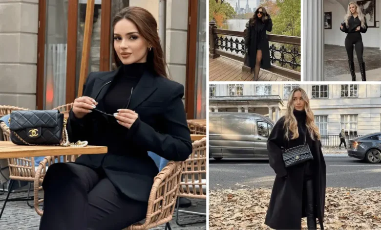 black outfits