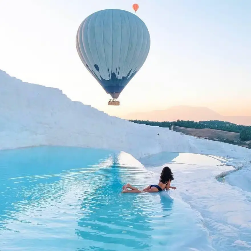 Pamukkale Hot Air Balloon Flight at Sunrise Pamukkale Hot Air Balloon Flight at Sunrise