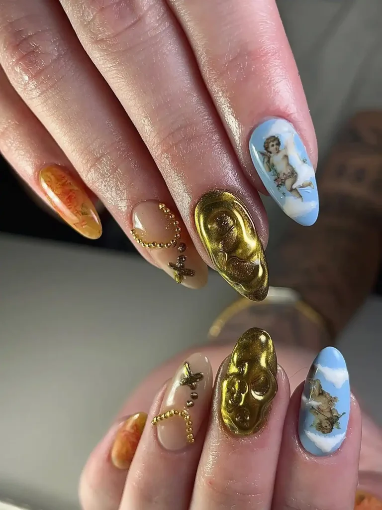 beautiful nails for Italy