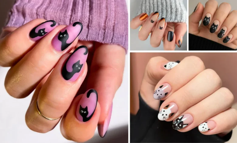 Cat Nail Designs