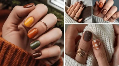 Fall nail designs short nails