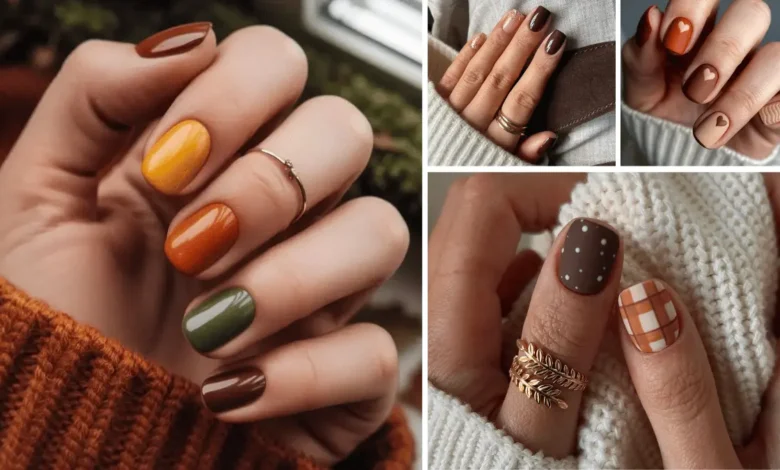 Fall nail designs short nails