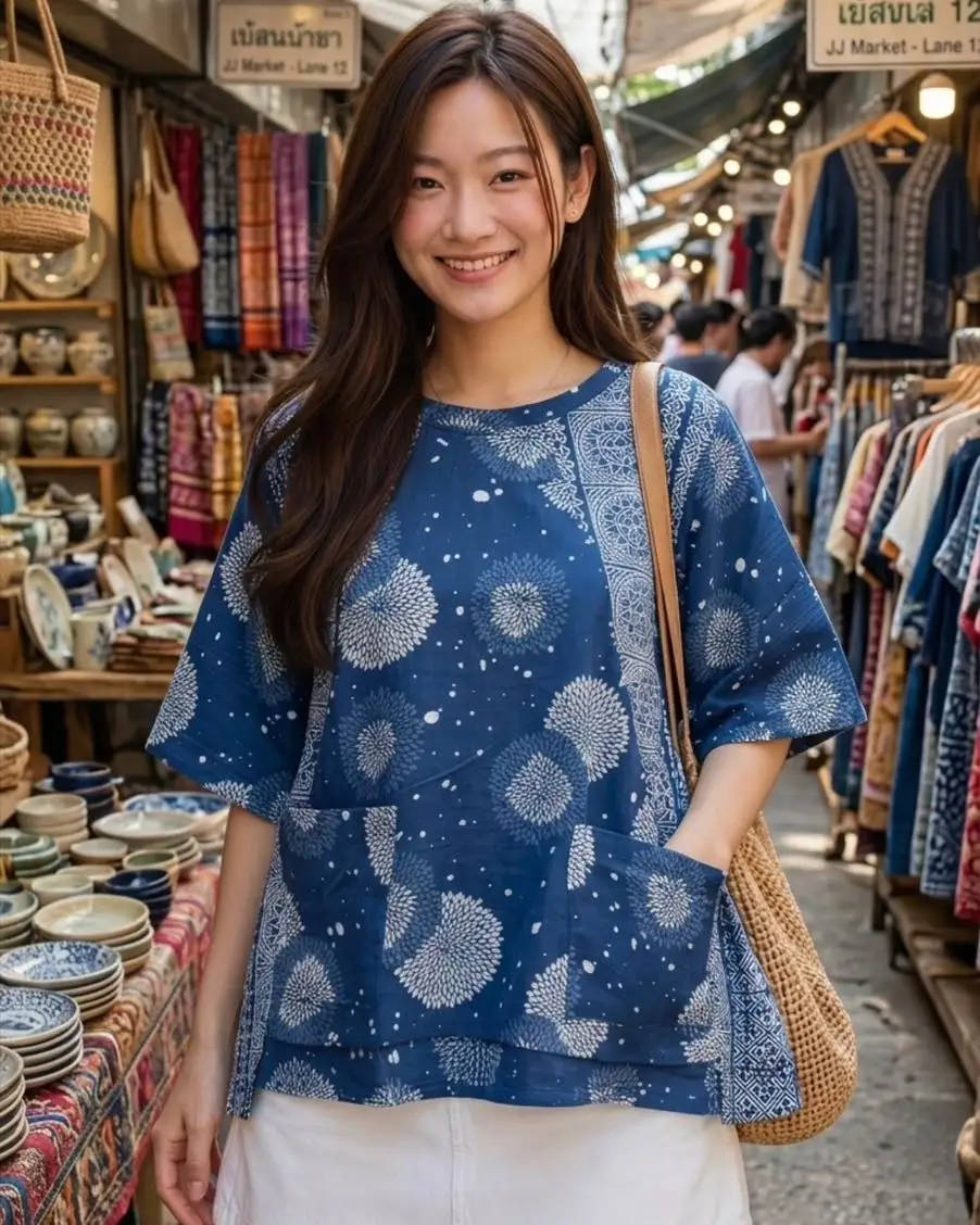 Thai Indigo Fabric Thai Indigo Fabric