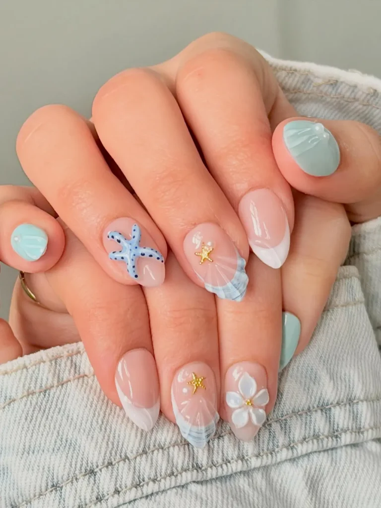 beach nails vacation 4