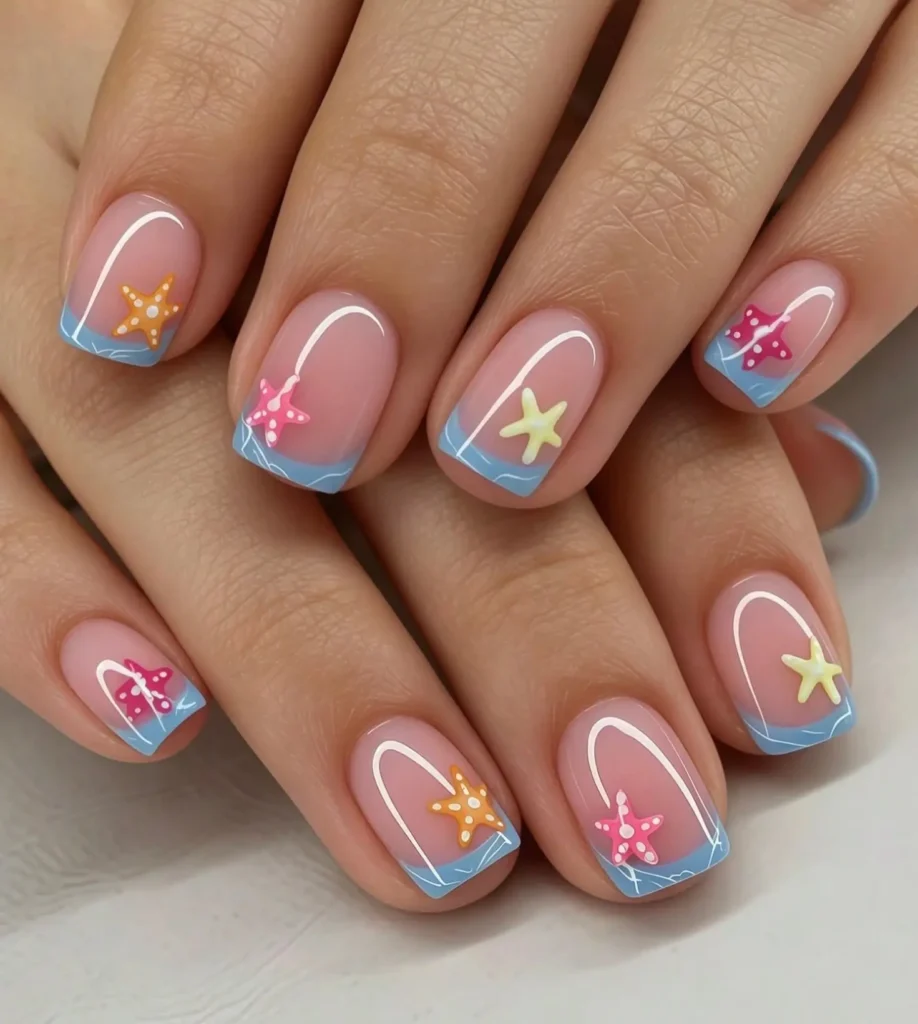 beach nails vacation 5