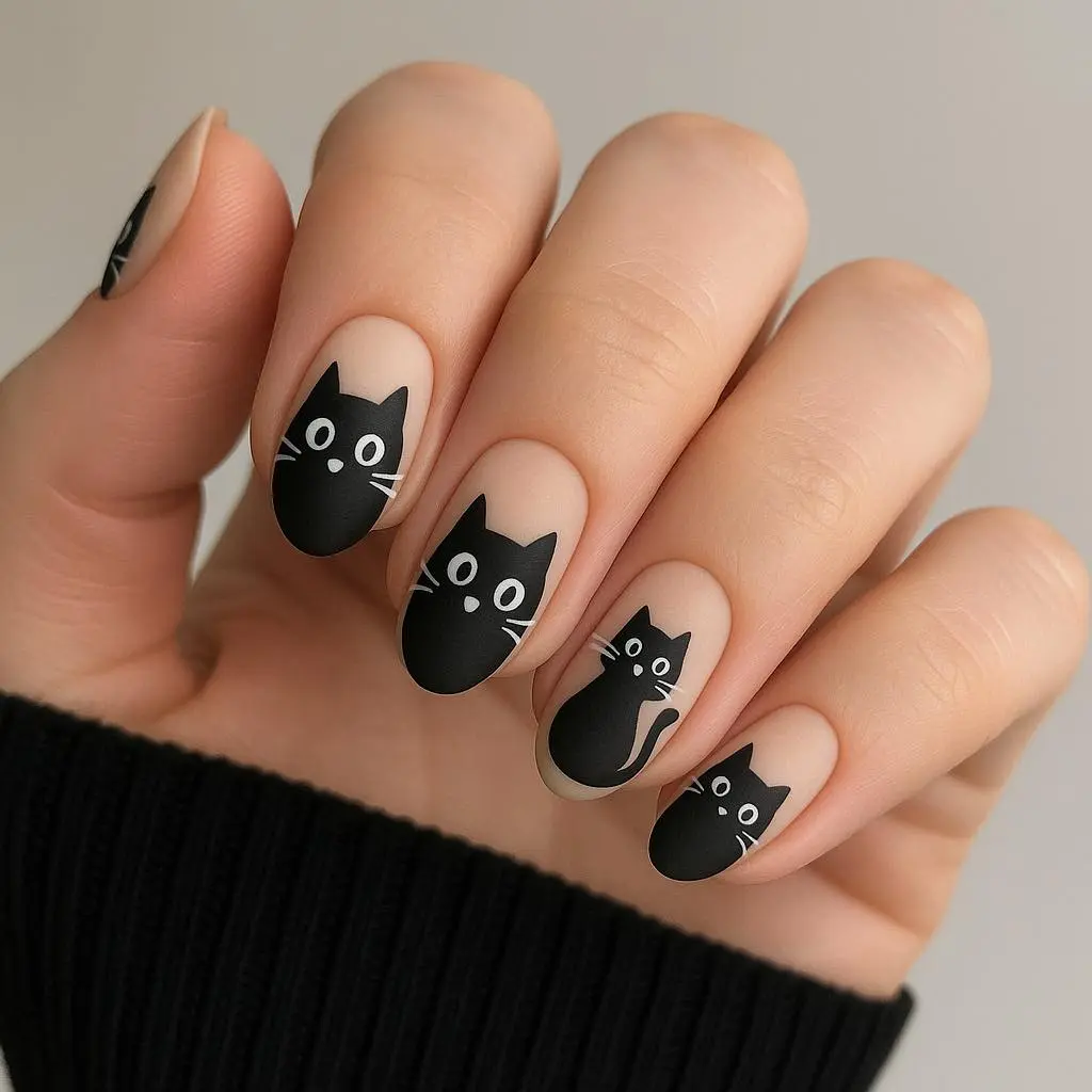 cat nails design 1 cat nails design 1