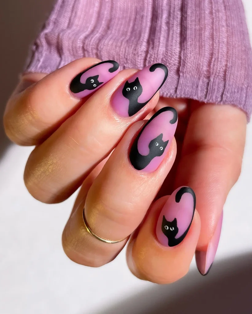 cat nails design 2 cat nails design 2