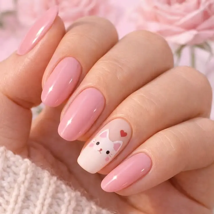 cat nails design 5 cat nails design 5