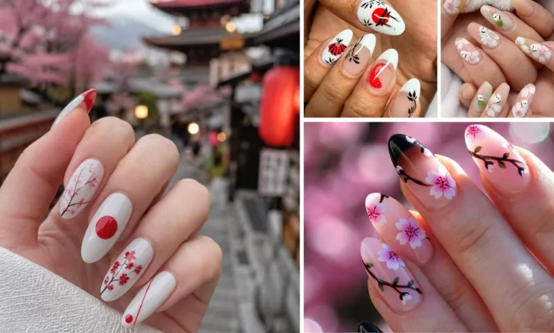 japan nails simple
