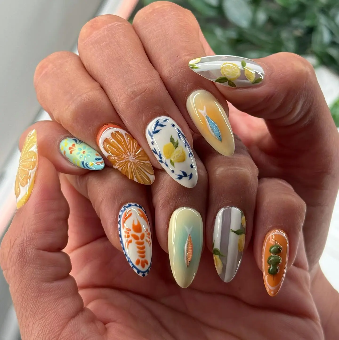 nails for greece vacation 2