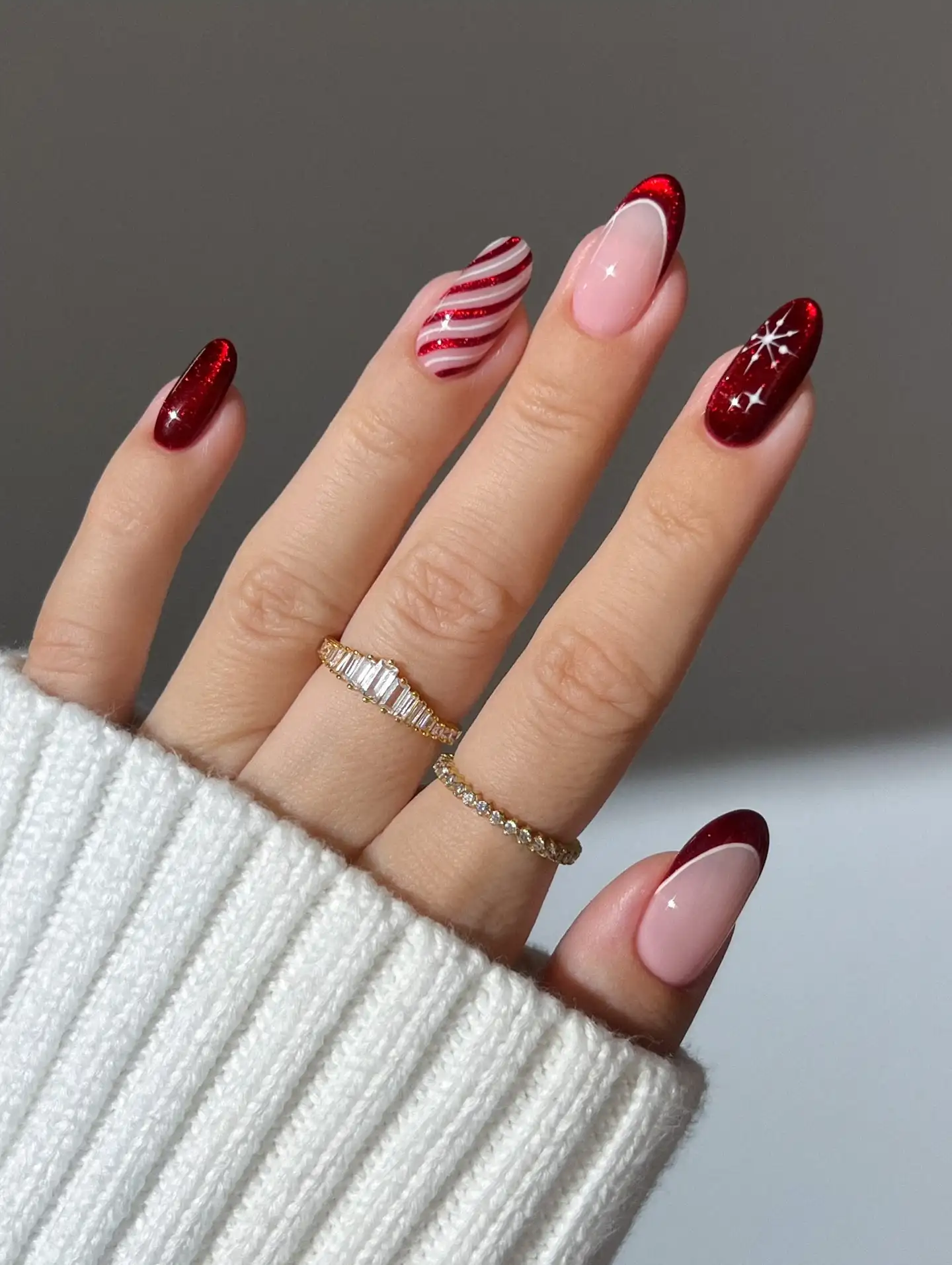 nails to match red dress 3