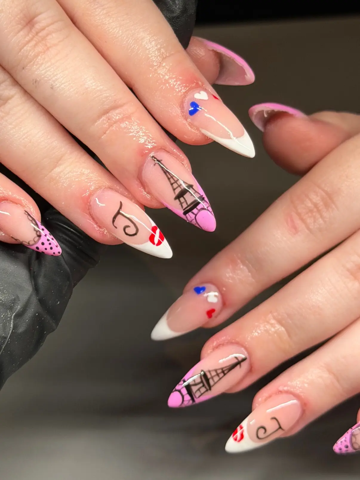 paris nails designs almond