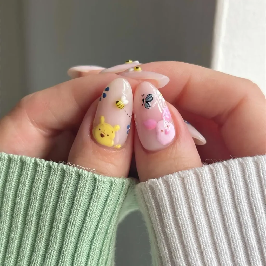 paris nails designs short