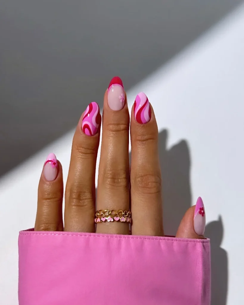 pink nails 3