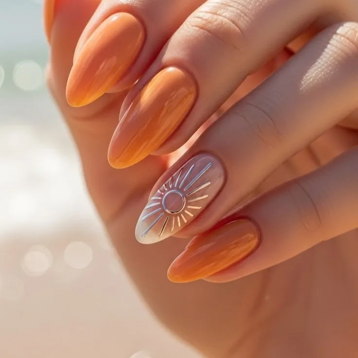 simple nails ideas for august 1