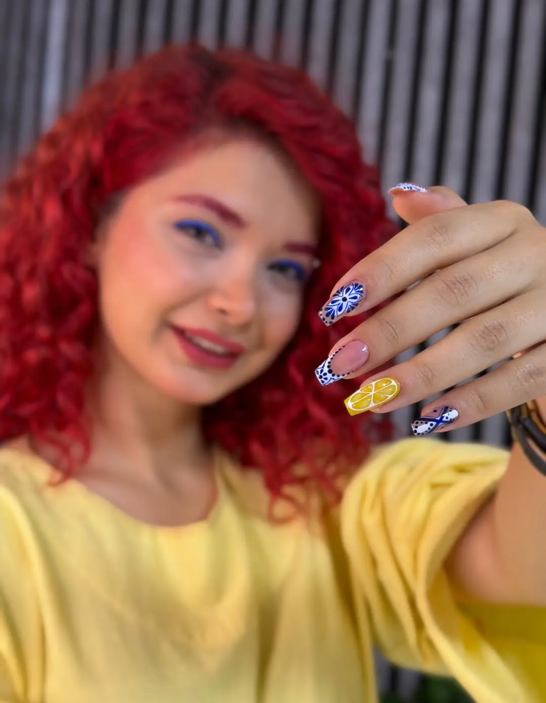 summer nails to match red hair 6