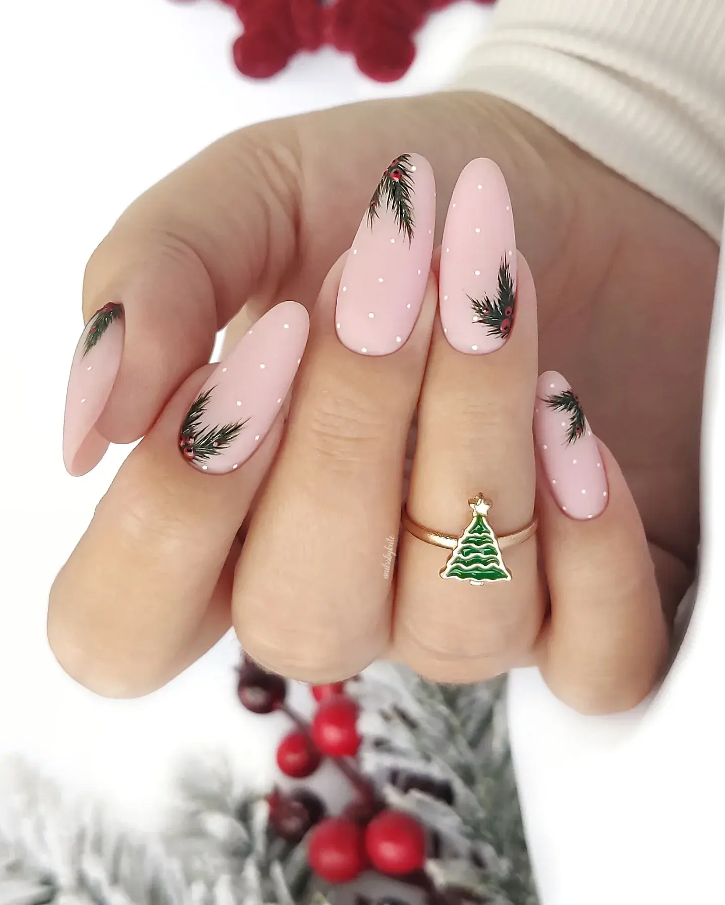 christmas nail designs simple 4 1