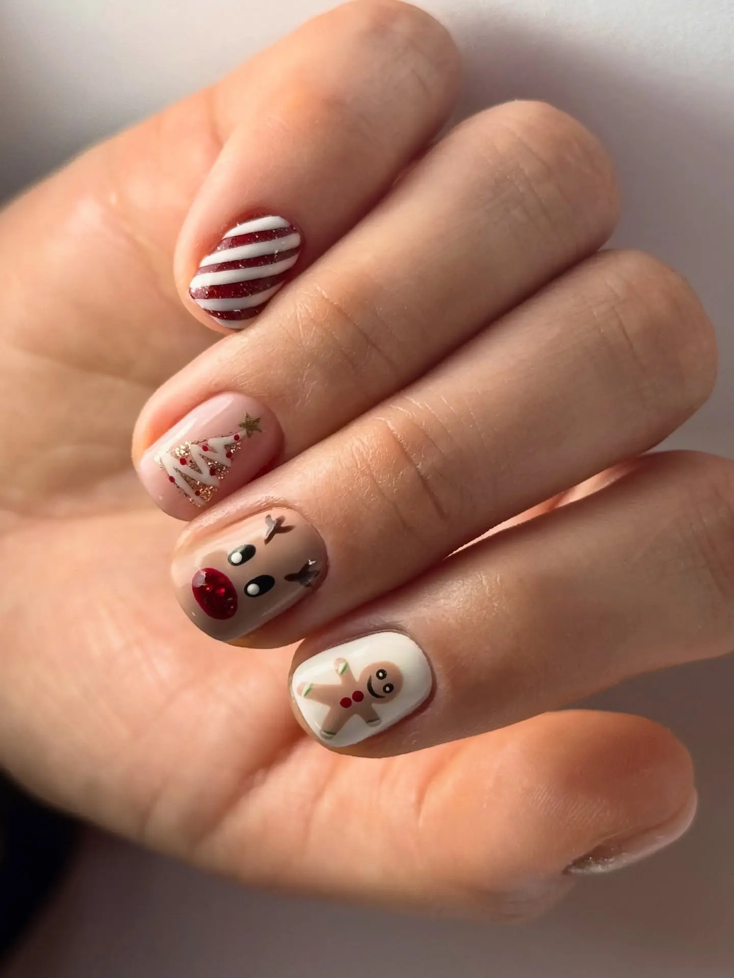christmas nail short 8 christmas nail short 8