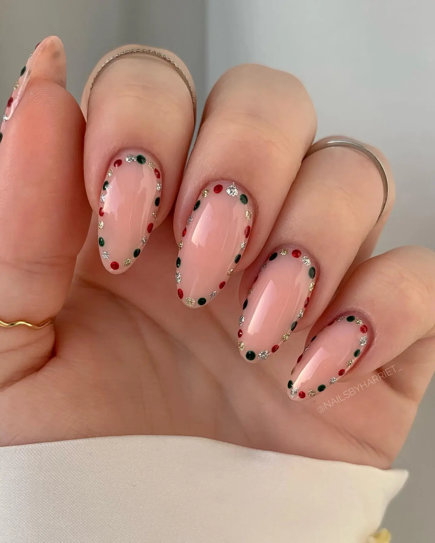 christmas nail simple 11