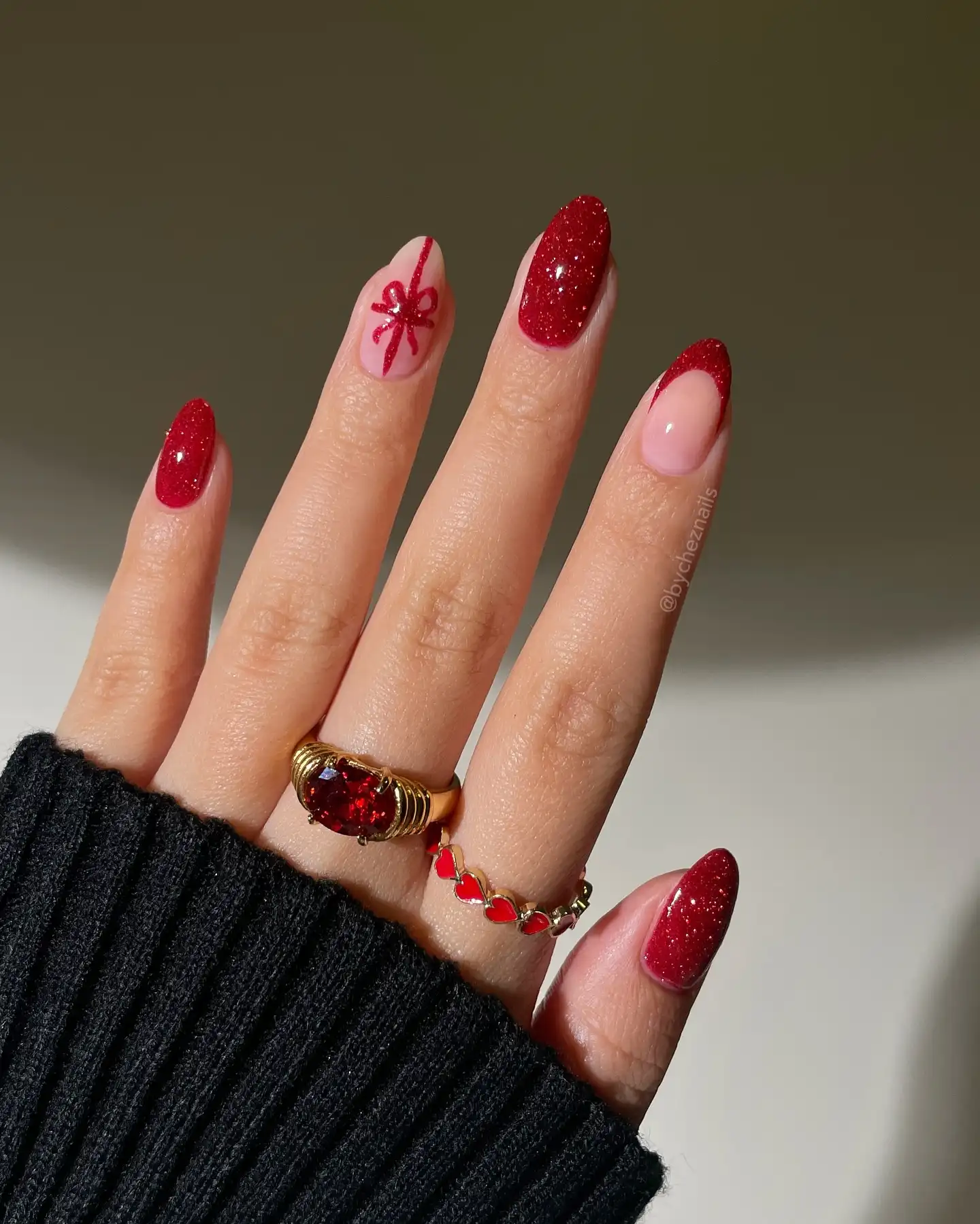 christmas nail simple 3
