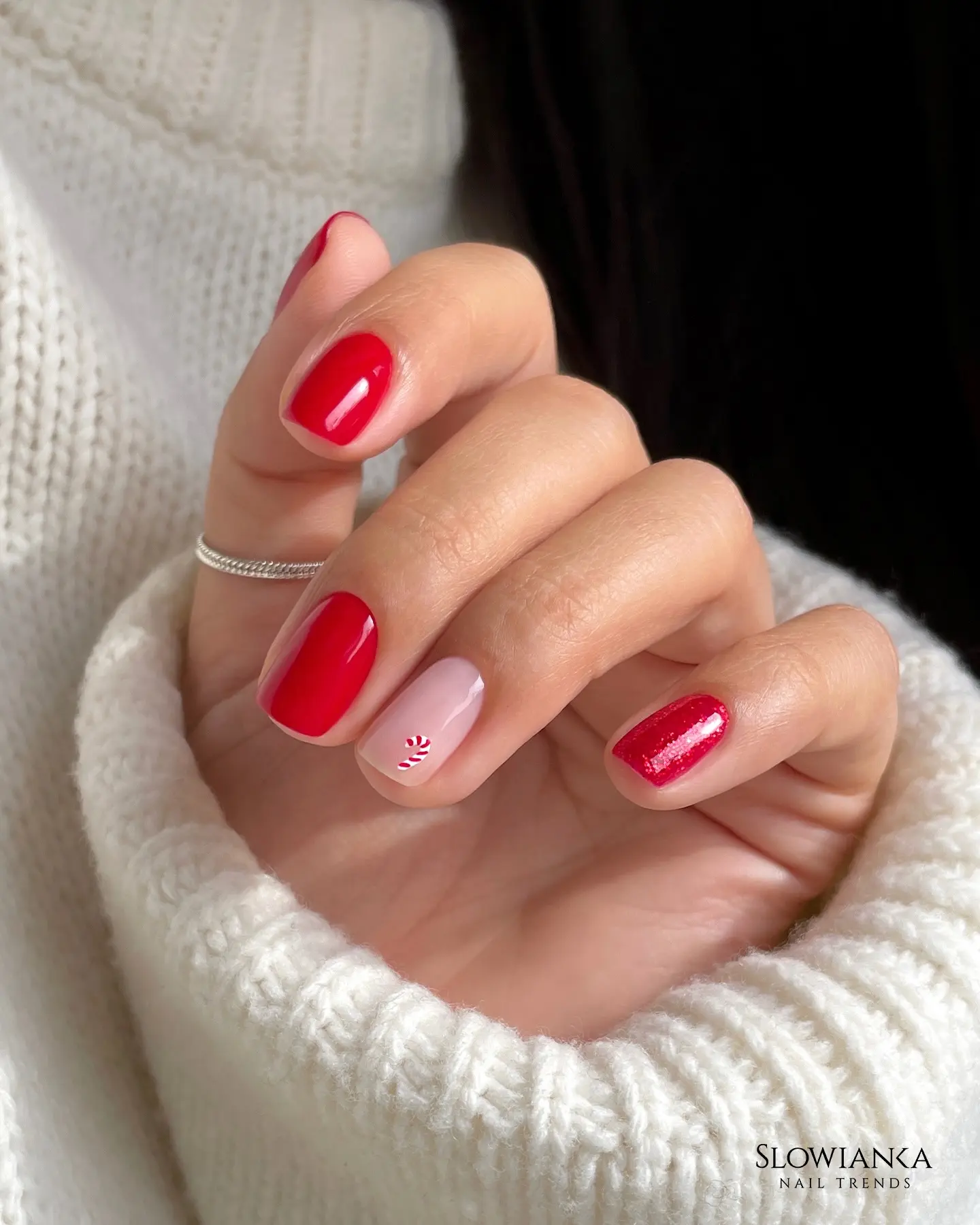 christmas nail simple 5
