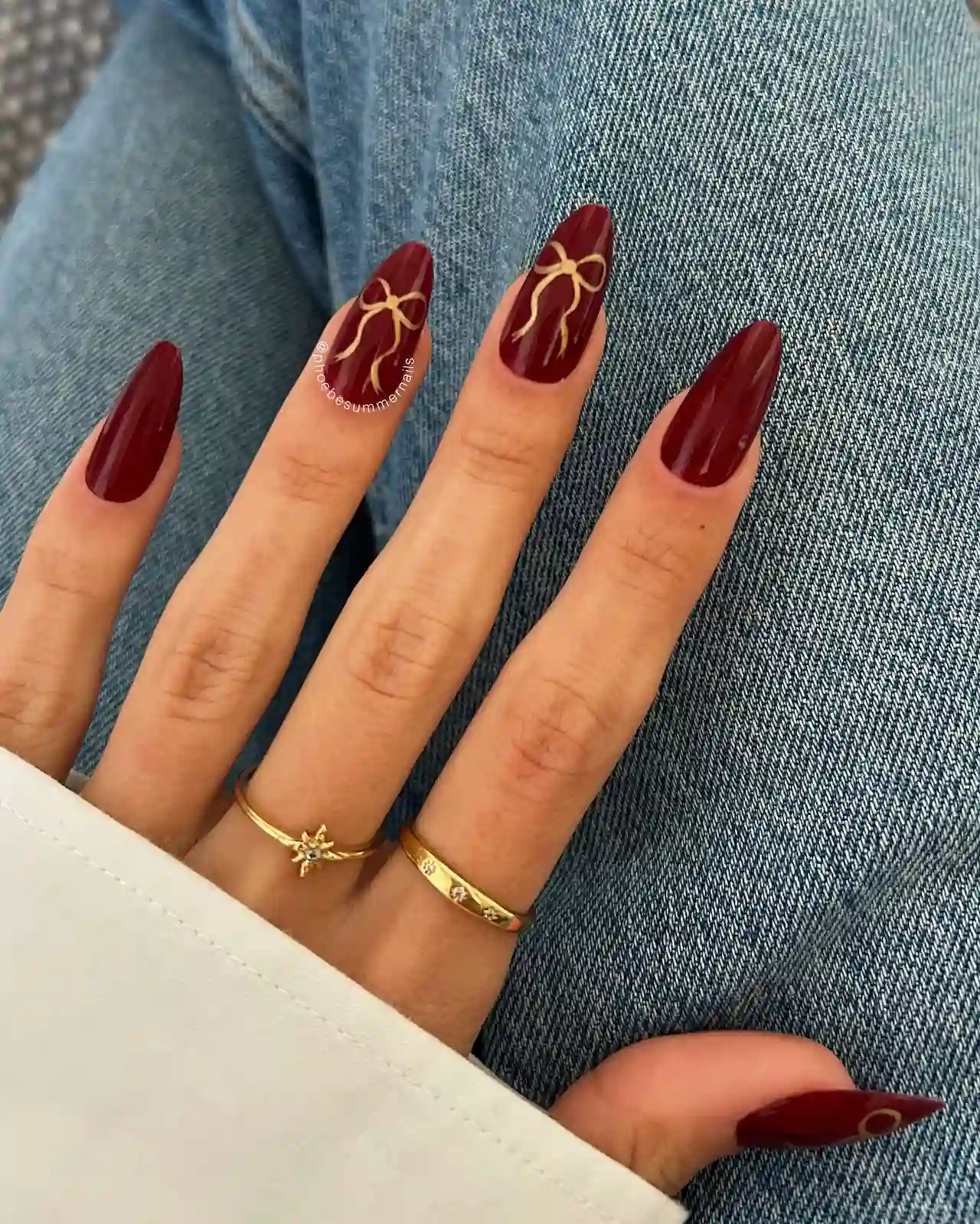 christmas nail simple 8