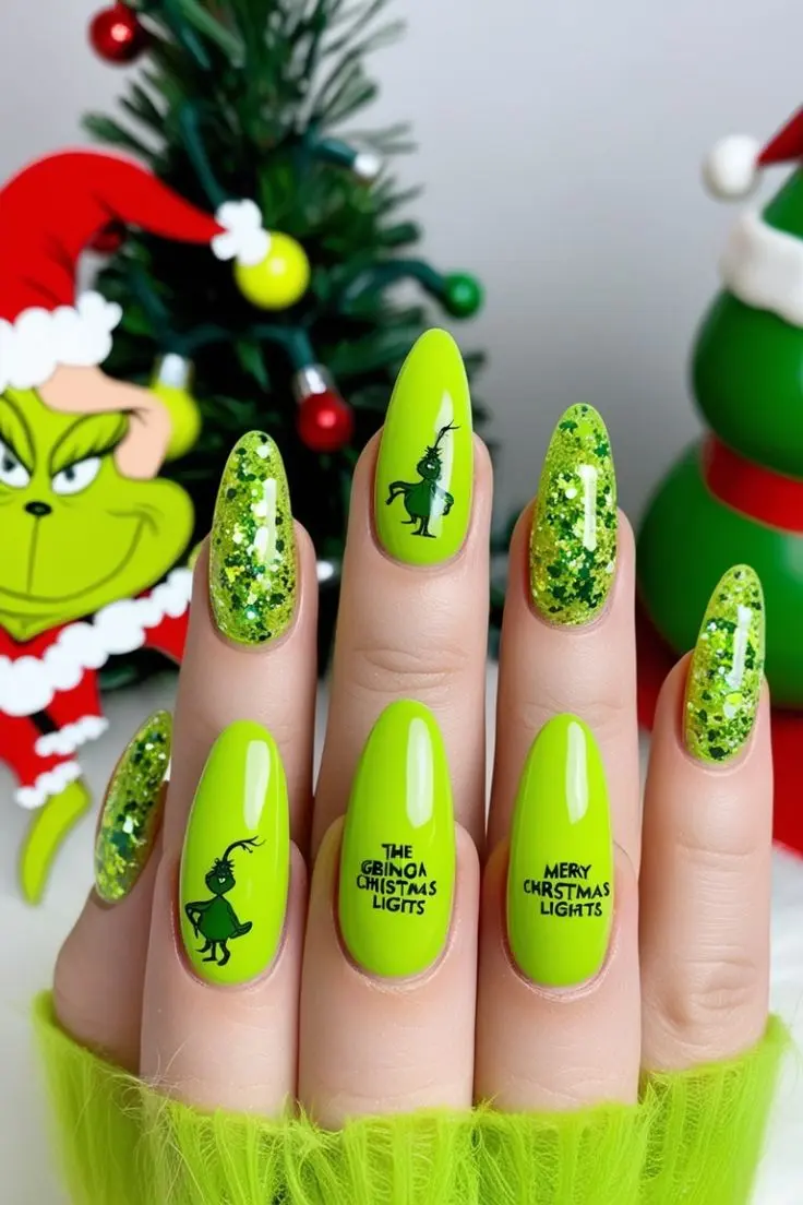 christmas nails grinch 1 christmas nails grinch 1