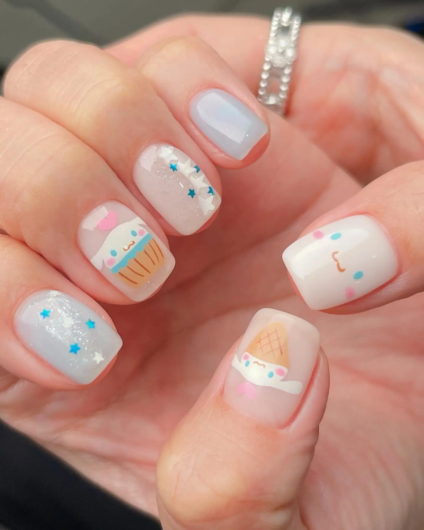 cute korean nails 2