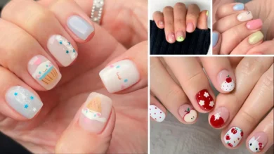 cute korean nails