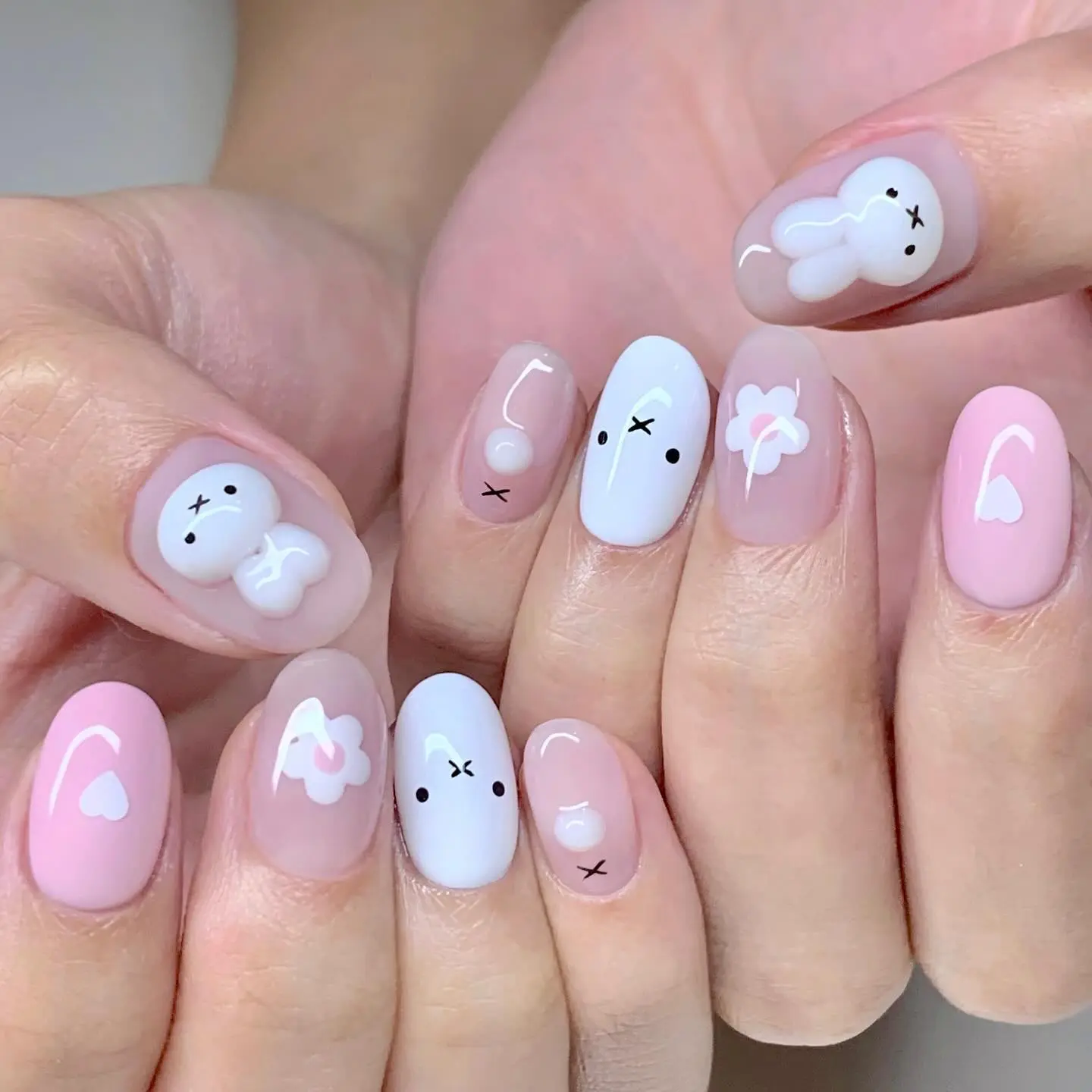 cute korean nails 7