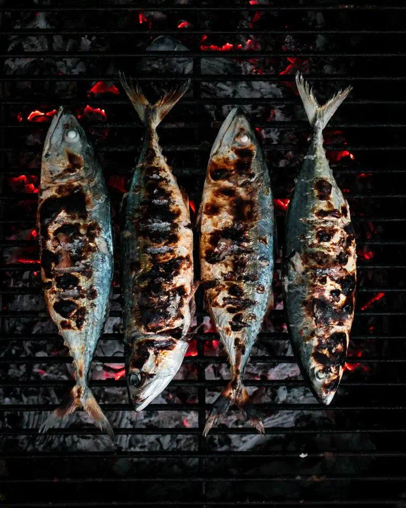 grilled sardines