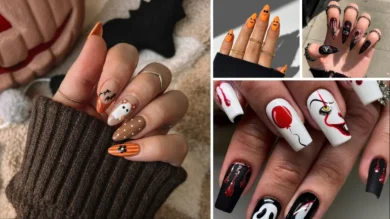 halloween nail designs