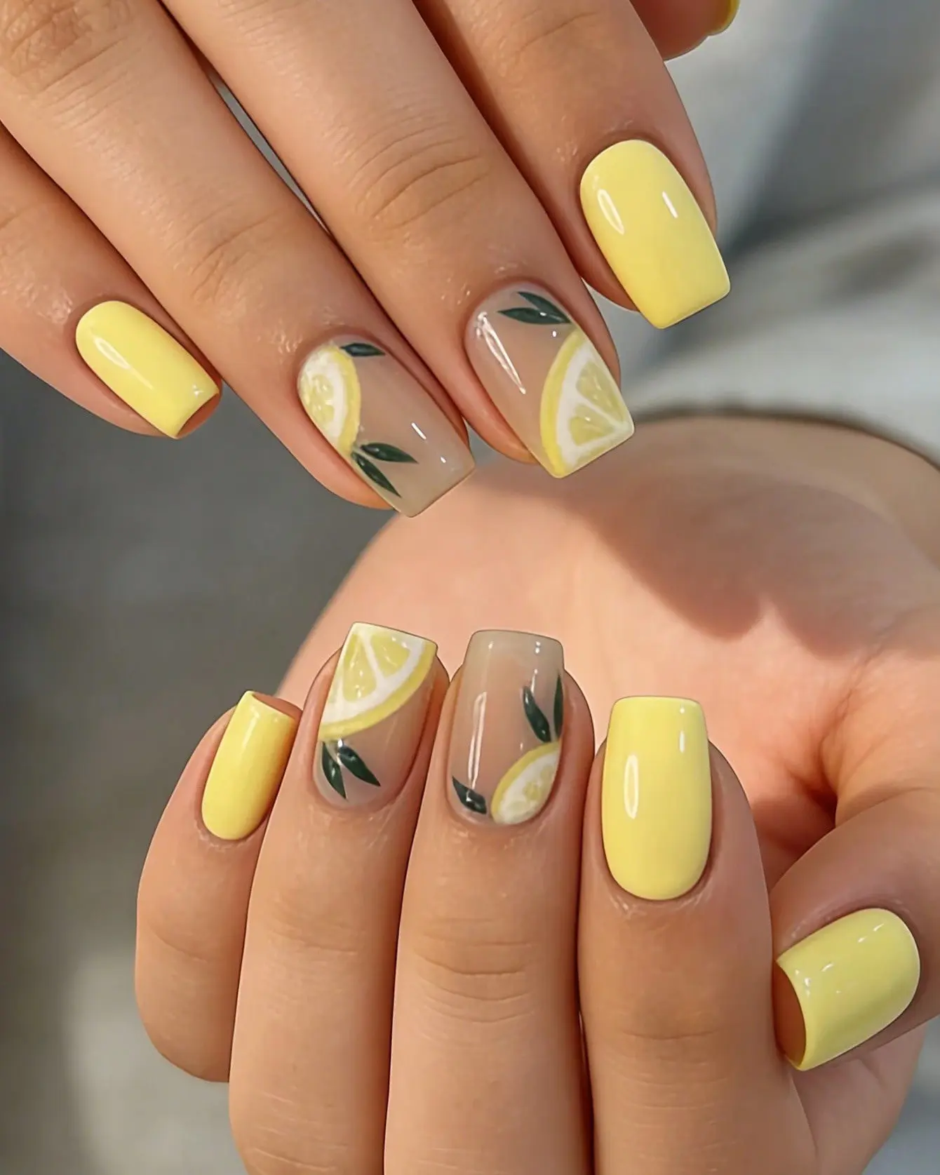 nail design ideas yellow 12