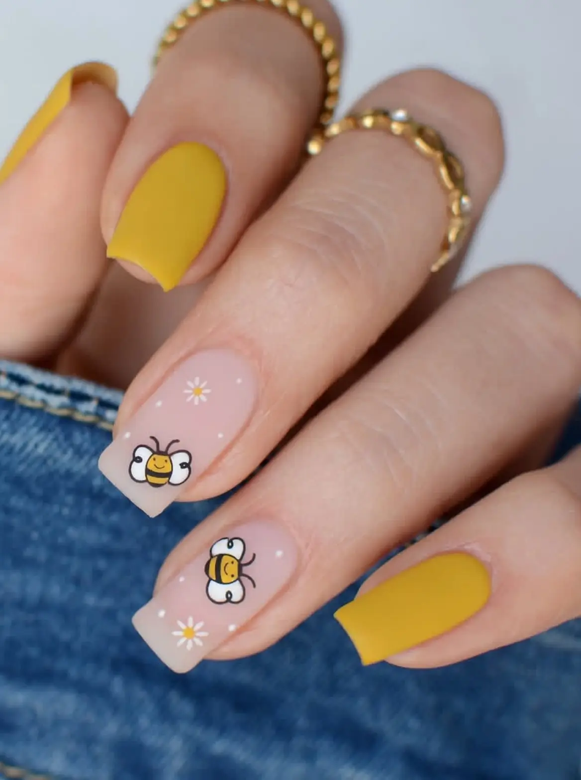 nail design ideas yellow 13