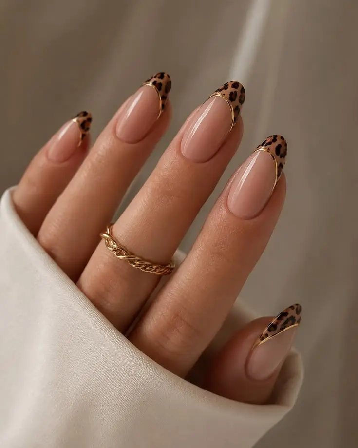 nails to match brown dress 7