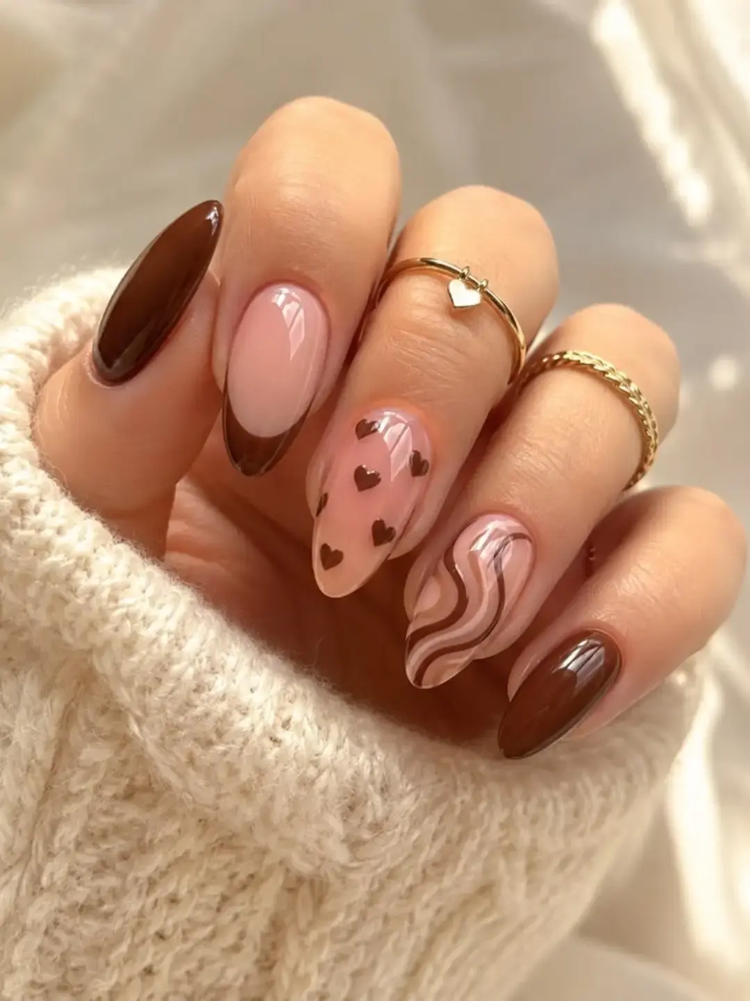 nails to match brown dress 8 1