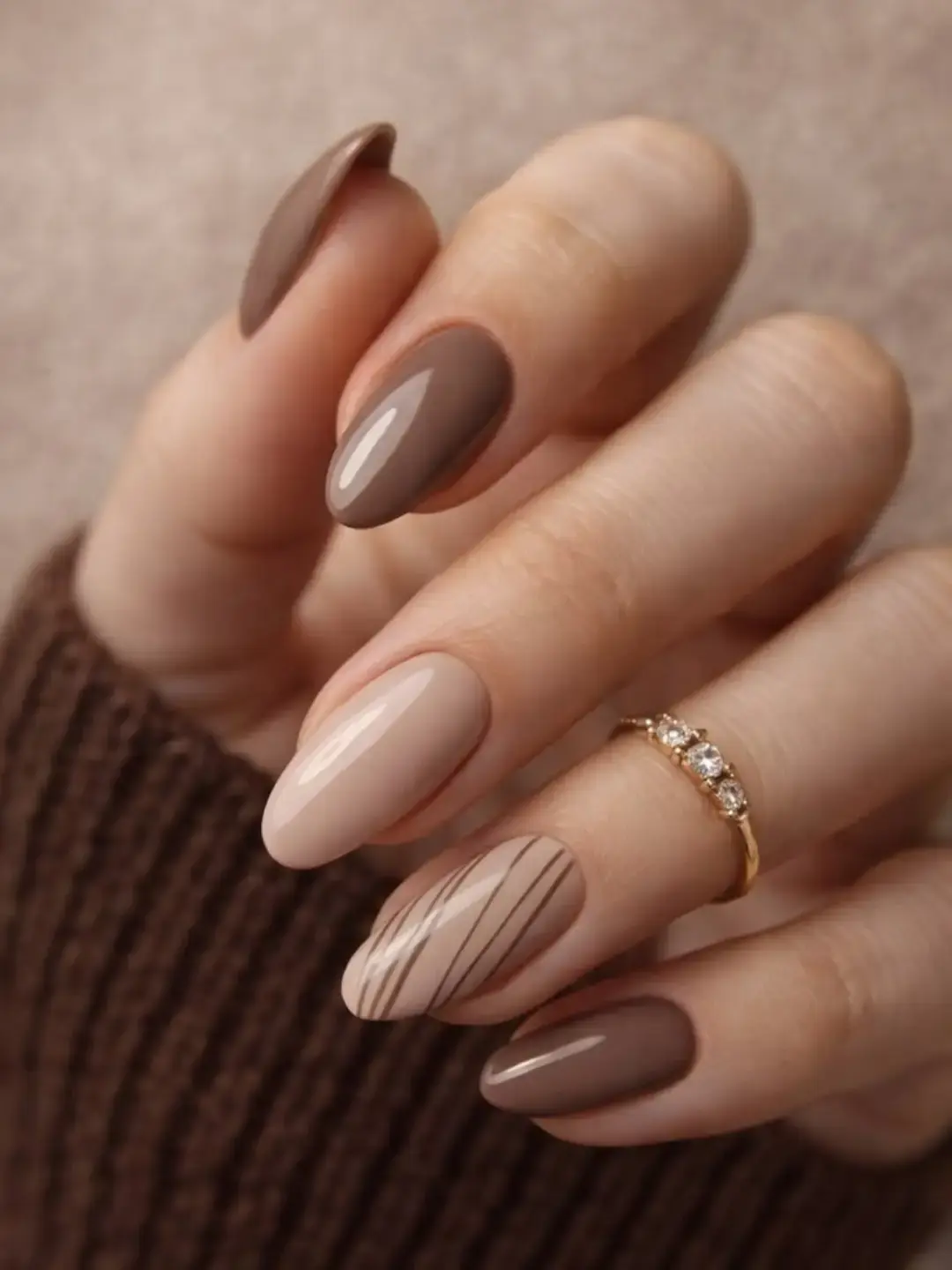 nails to match brown dress 9 1