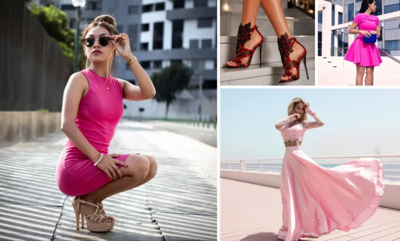 best color shoes for pink dress 1