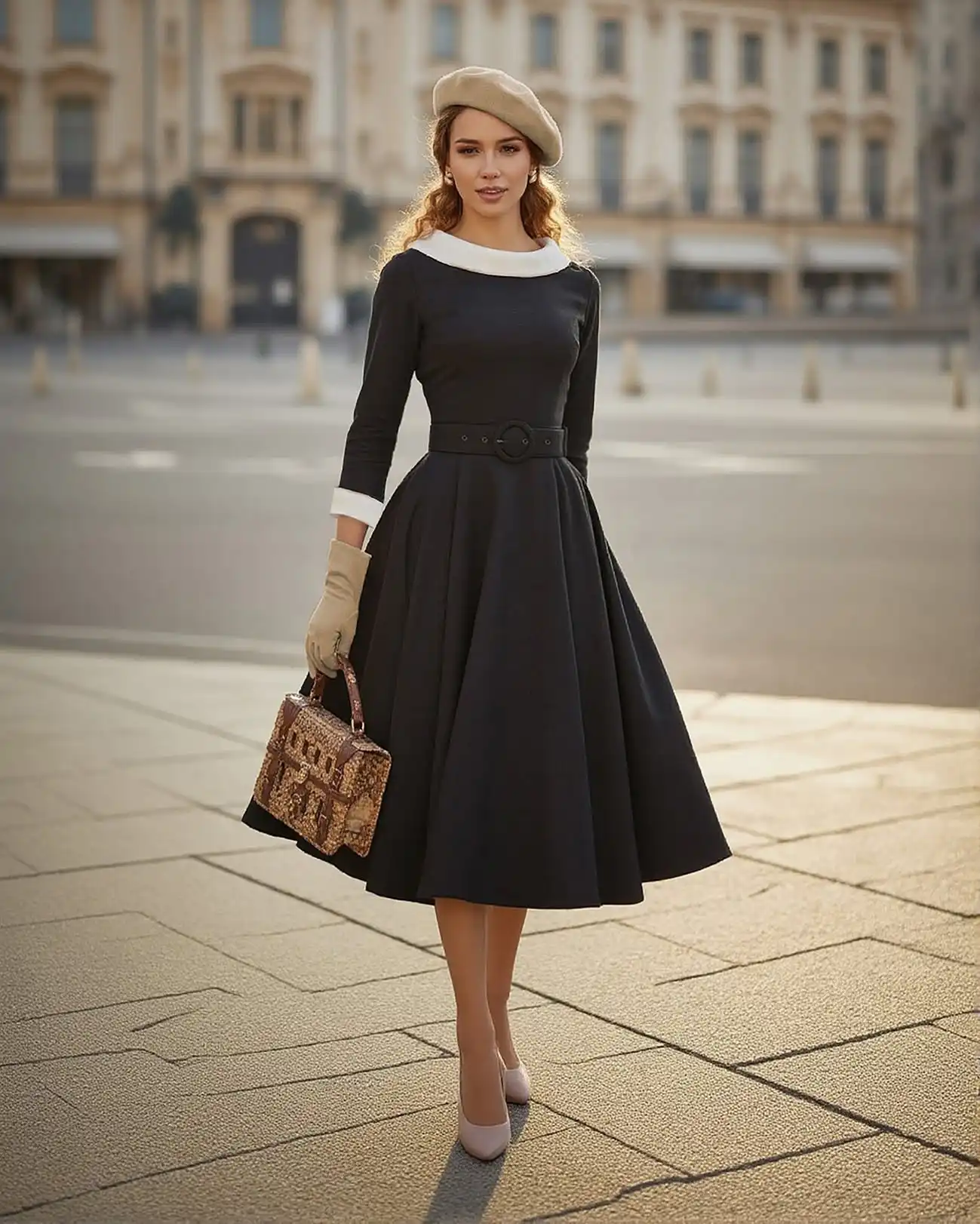 best color shoes to wear with black dress
