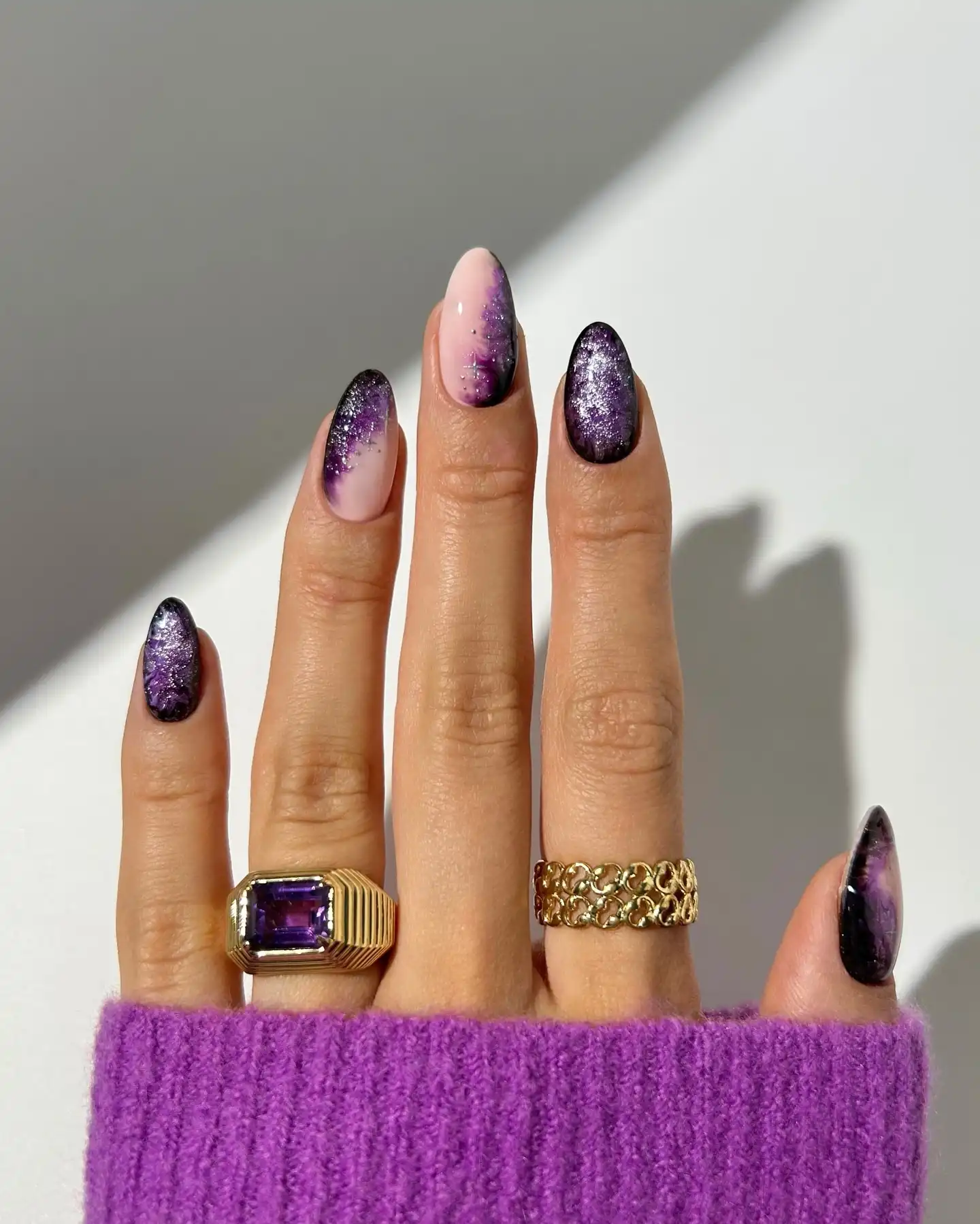 nails that match with purple dress 12