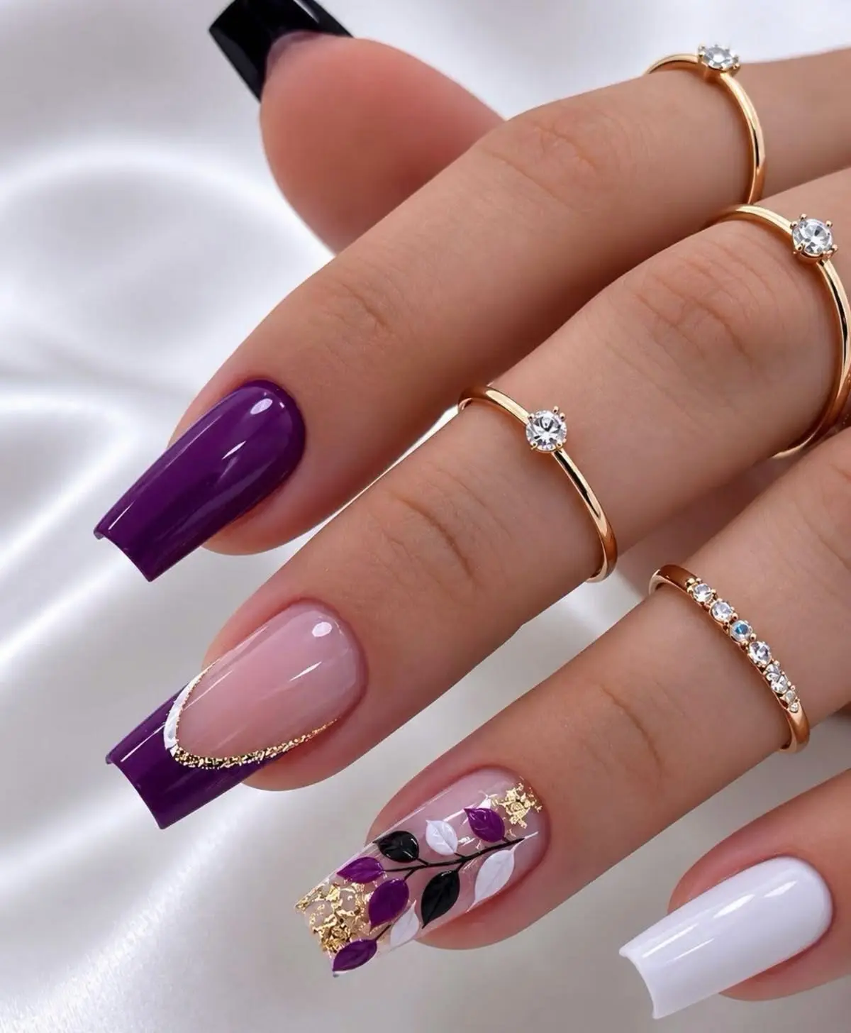 nails that match with purple dress 15