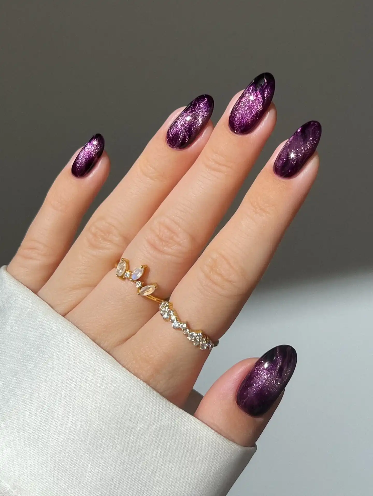 nails that match with purple dress 17