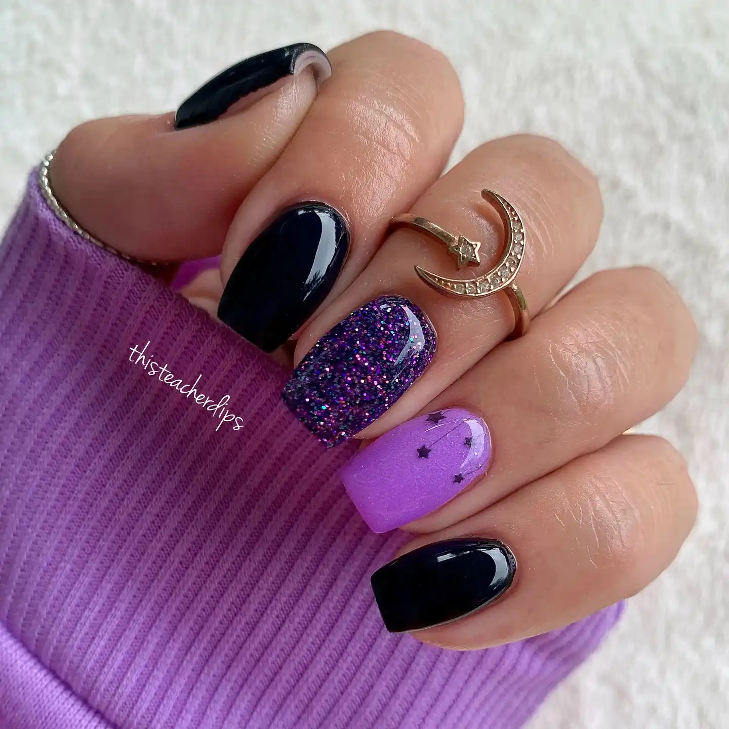 nails that match with purple dress 3
